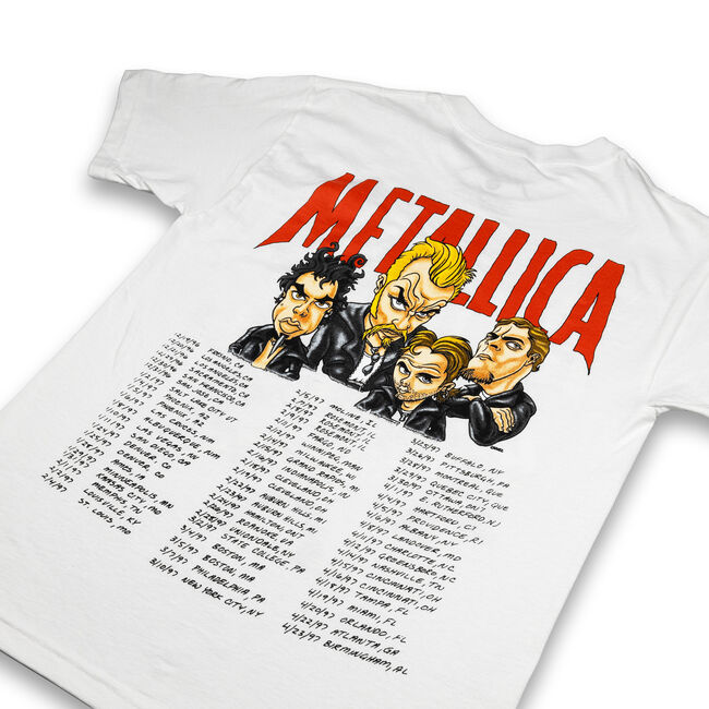 1996-1997 Cartoon Tour T-Shirt (WHITE), 